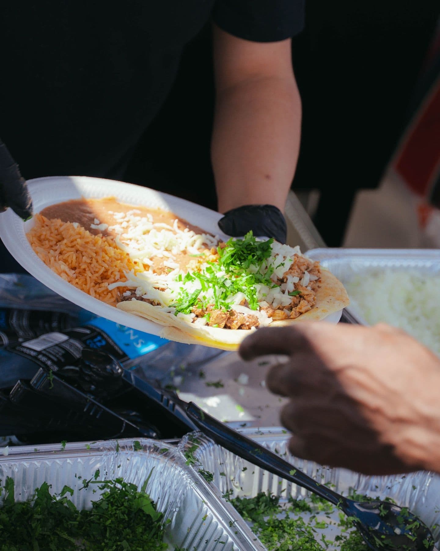 Plating at the serving line
